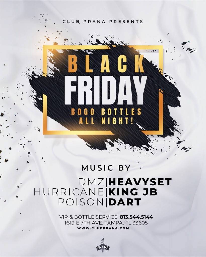 Black Friday Party With BOGO Bottles