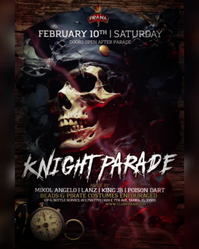 Gasparilla Knight Parade After Party