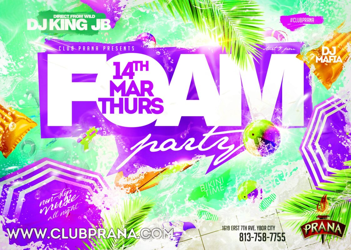 Spring Break Foam Party