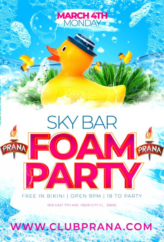 Sky Bar Foam Party