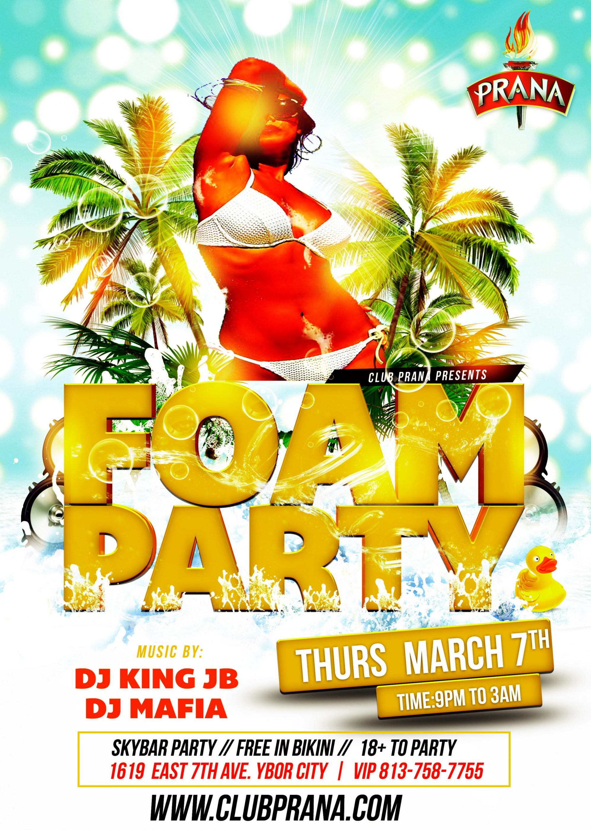 Spring Break Foam Party