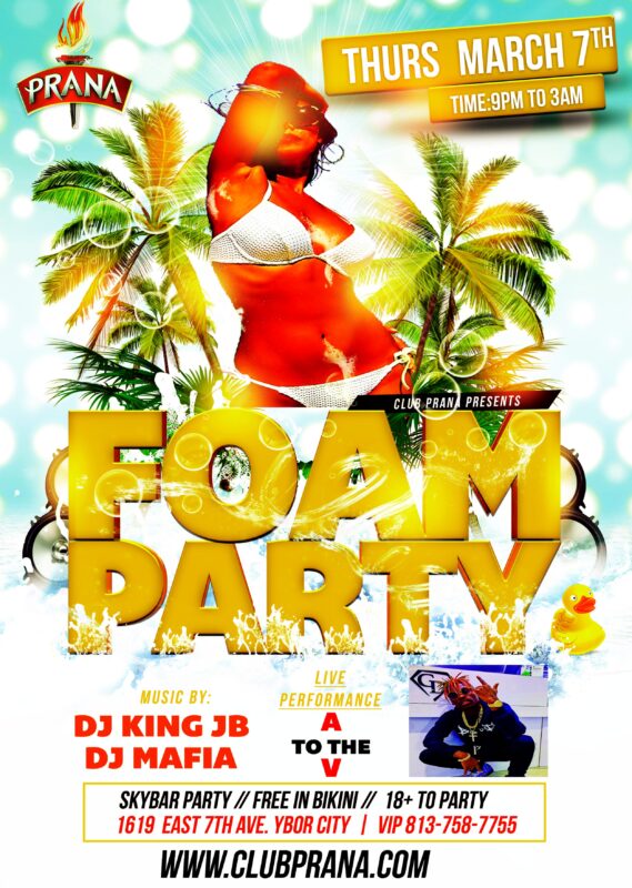 Spring Break Foam Party