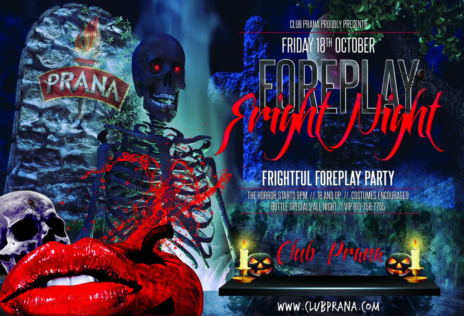 Foreplay Friday Fright Night | Club Prana