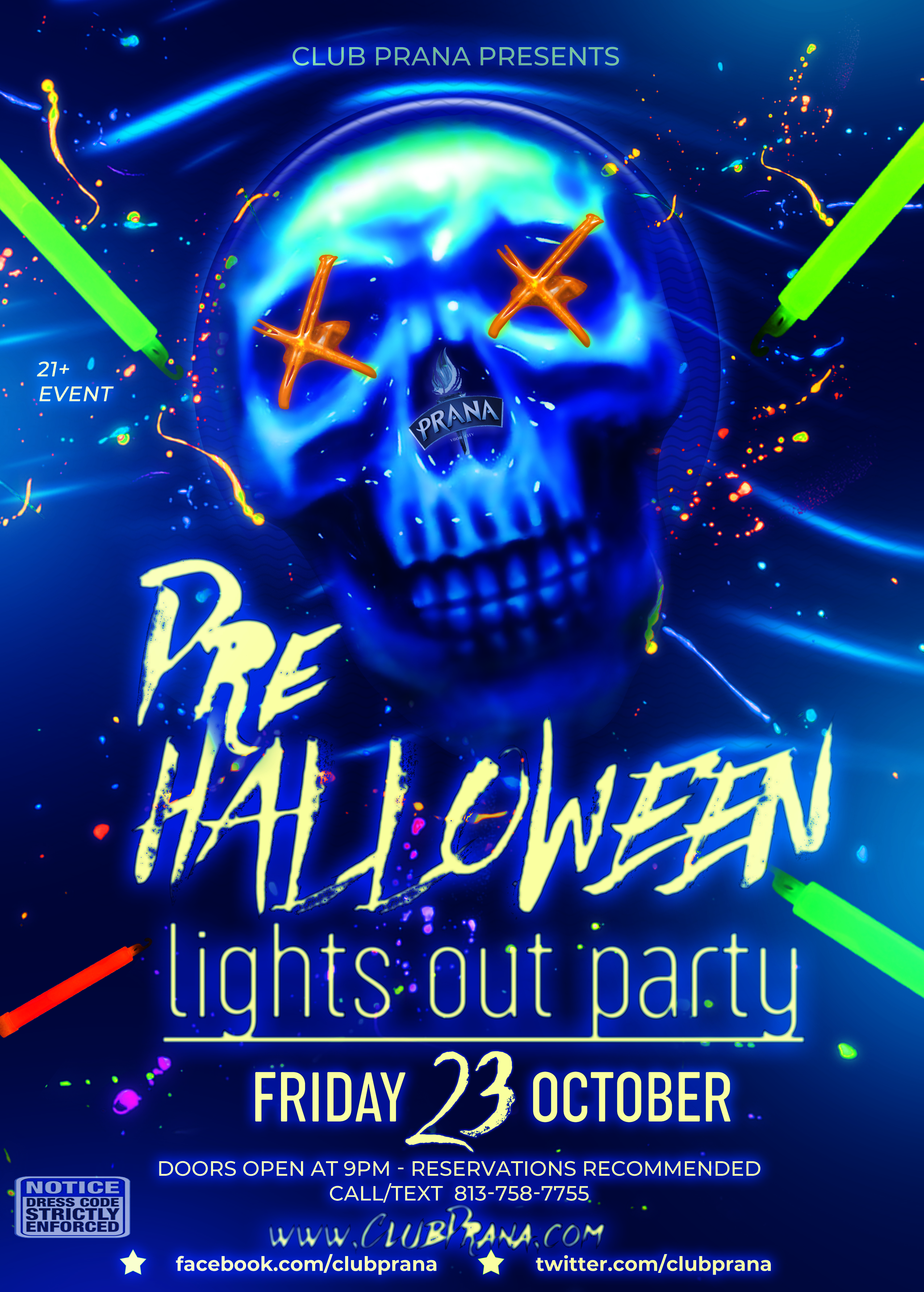 Pre-Halloween LIGHTS OUT Party