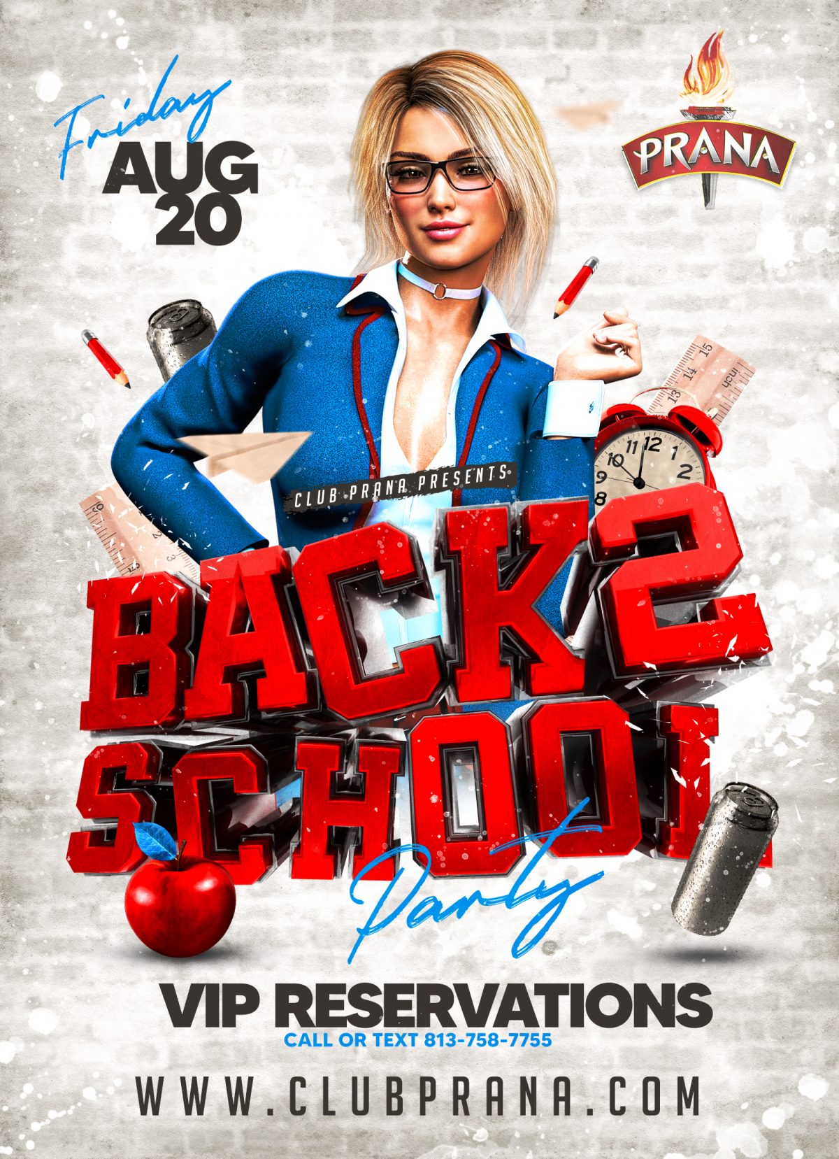 Back 2 School Party Flyer