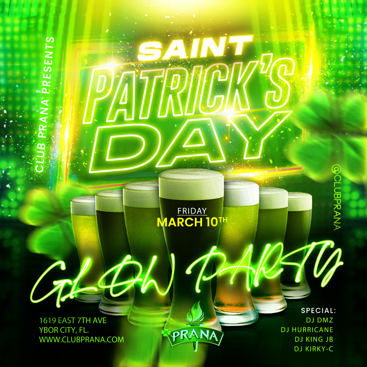 Saint Patrick’s Day Glow Party 2022
