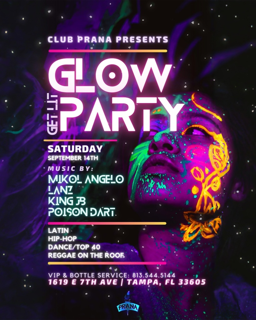 Club Prana Glow Party