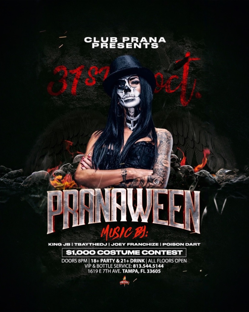 Halloween Party At Club Prana On October 31