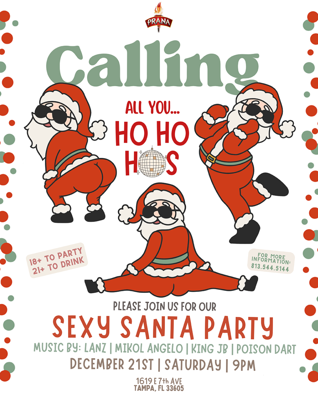 Sexy Santa Party at Club Prana