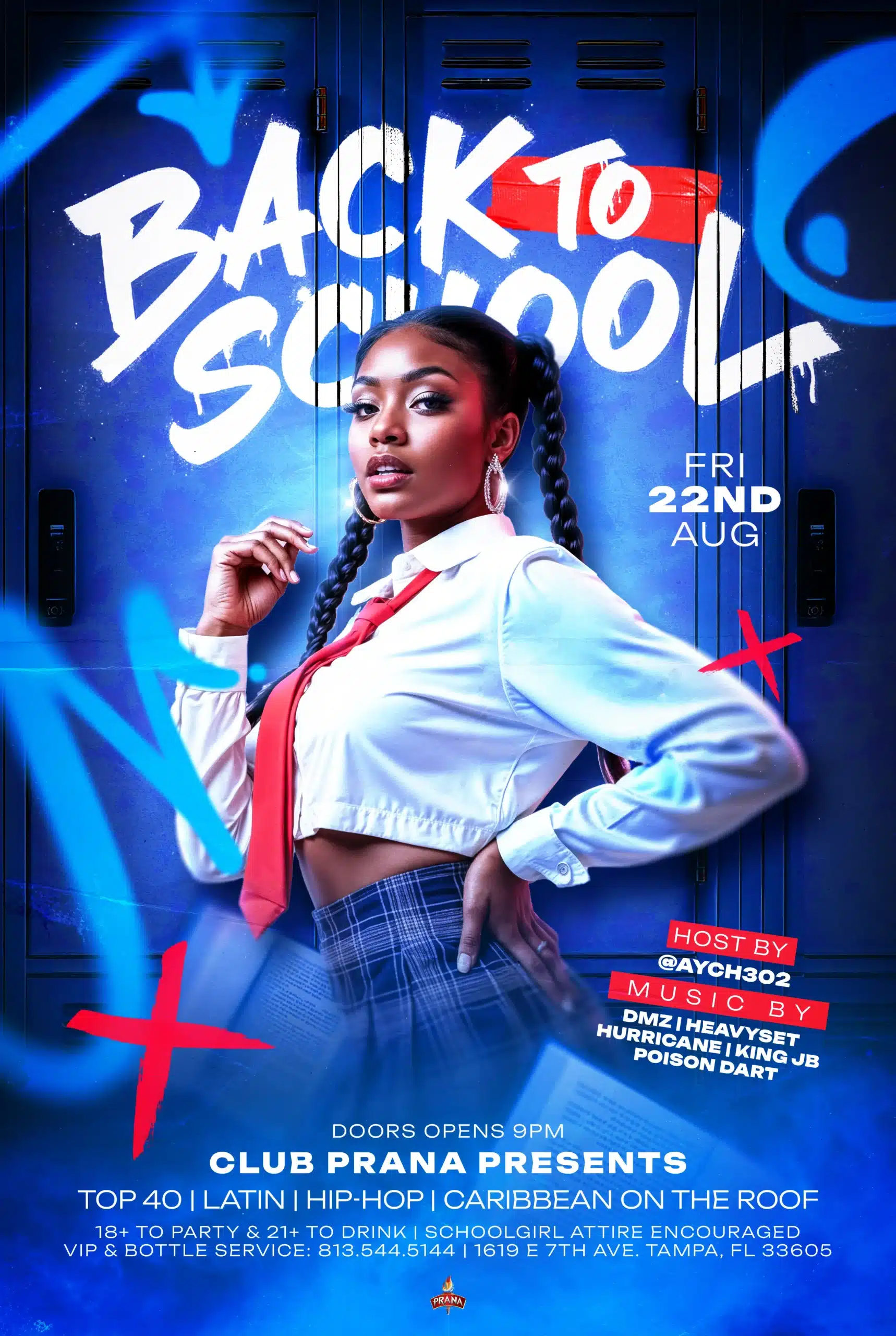 Back To School Party Club Prana