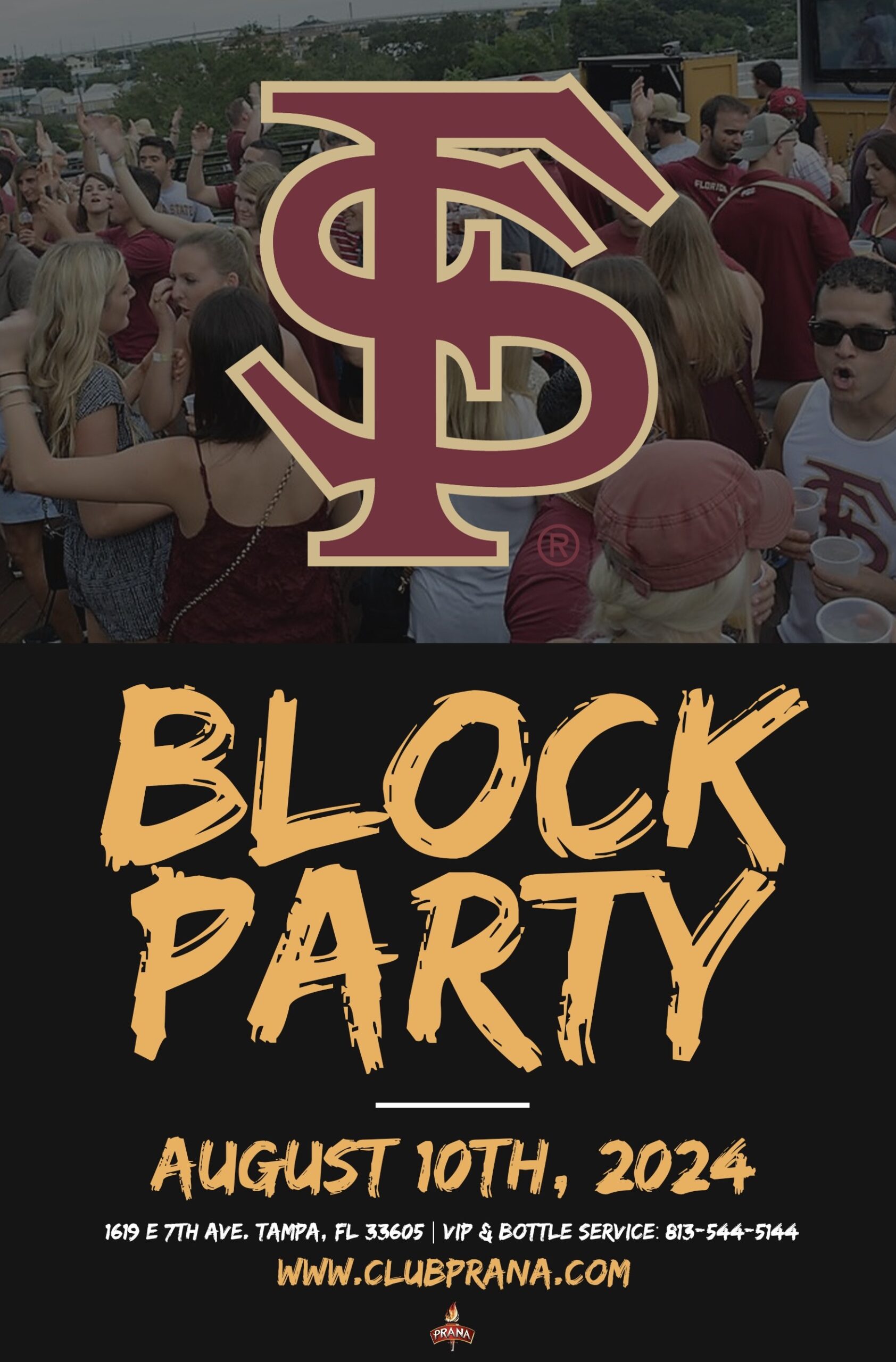 FSU Takes Over Club Prana For The Annual Tampa Noles Block Party