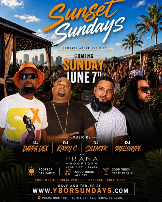 Sunset Sunday Rooftop Party At Club Prana