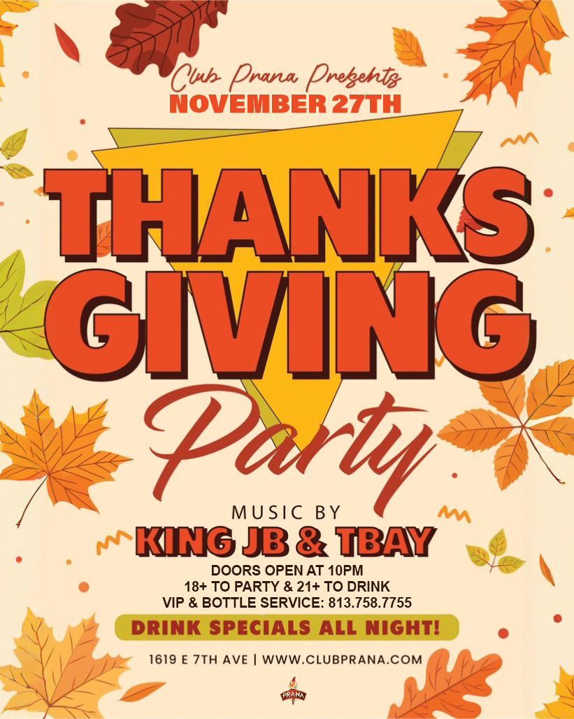 Club Prana Thanksgiving Party 2025