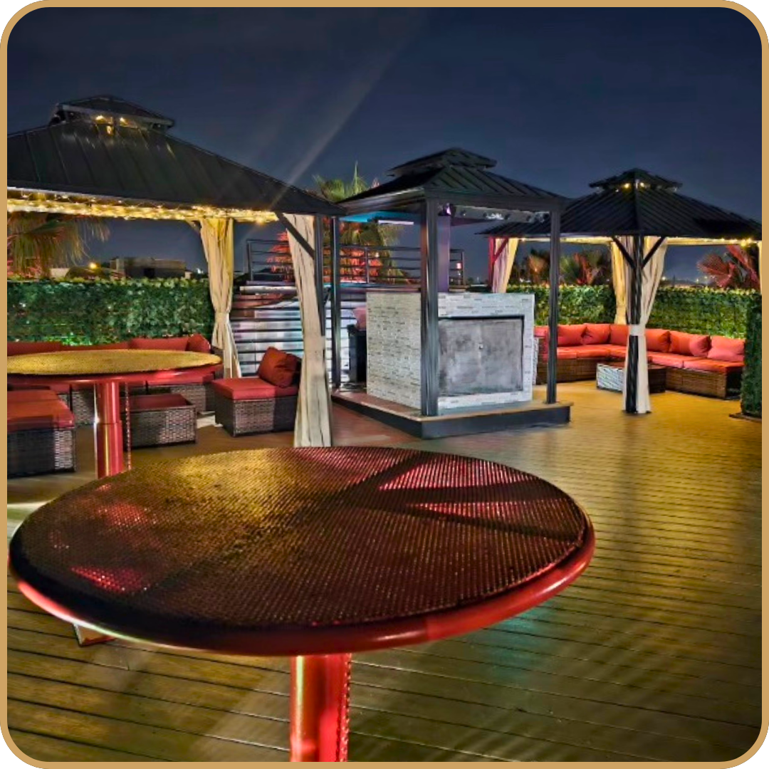 Rooftop Sky Bar Cabanas, 5th Floor