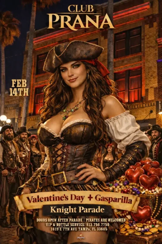 Gasparilla Knight Parade + Valentine’s After Party