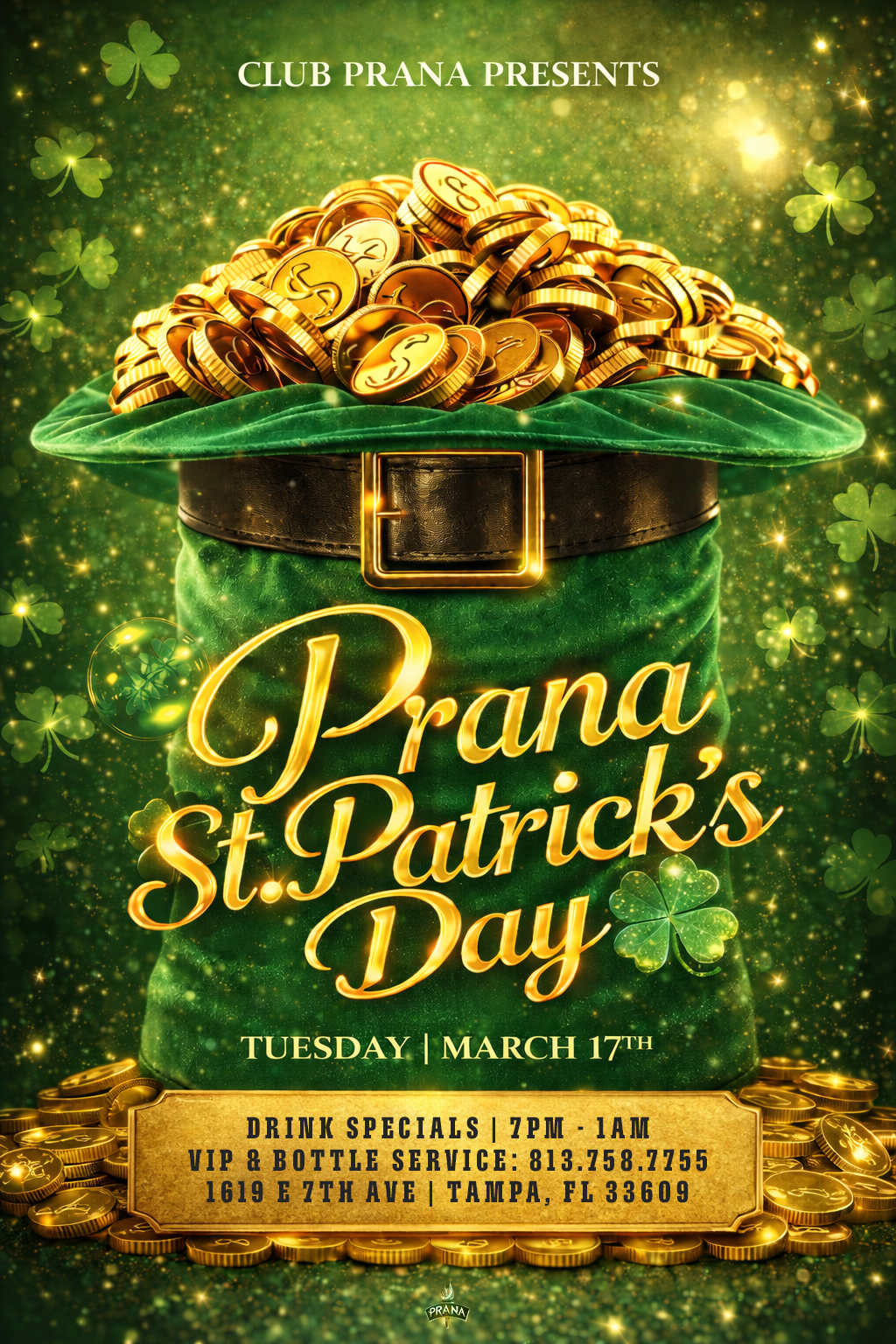 St Patrick's Day Club Prana