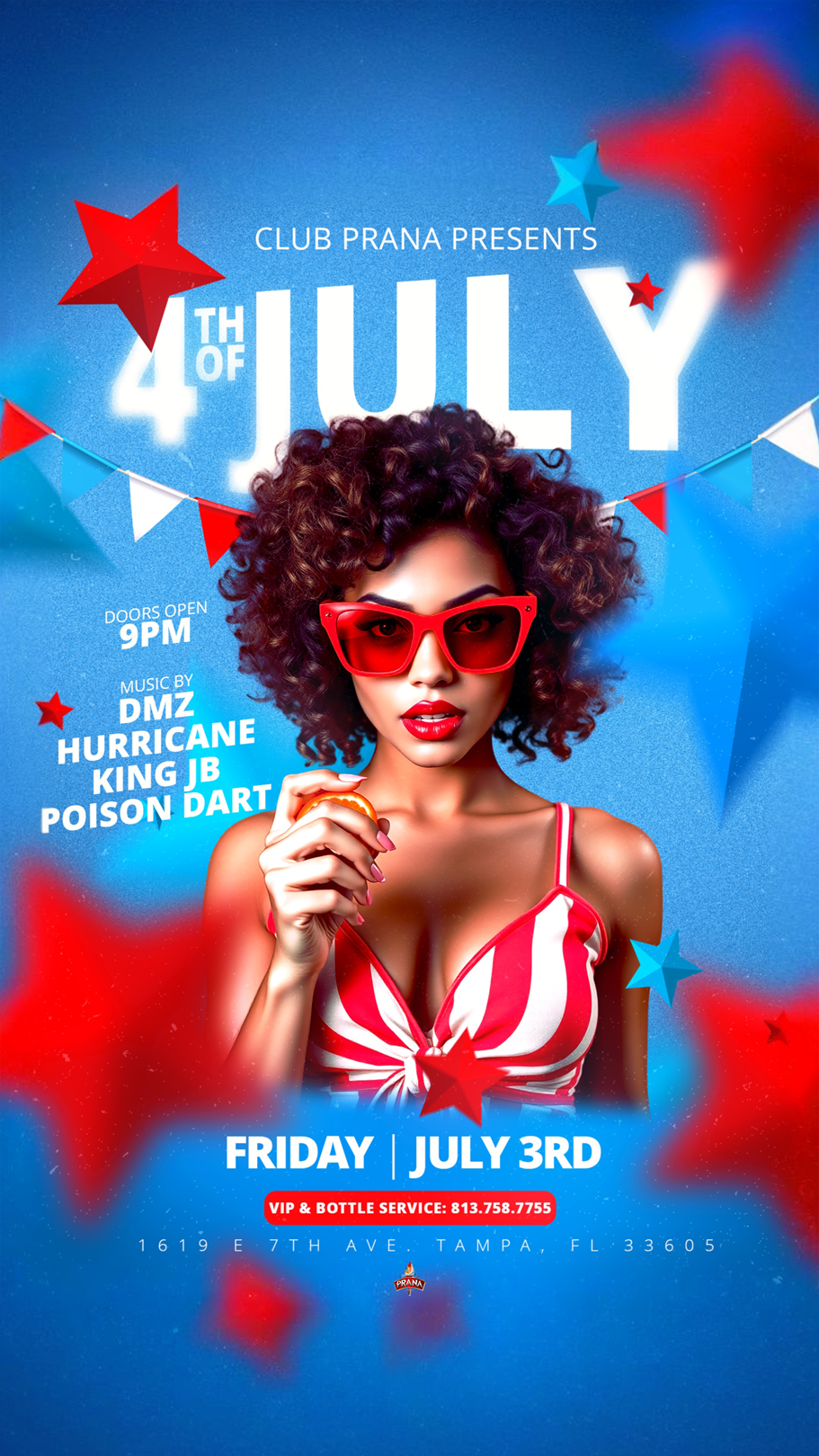 July 3rd Party Club Prana