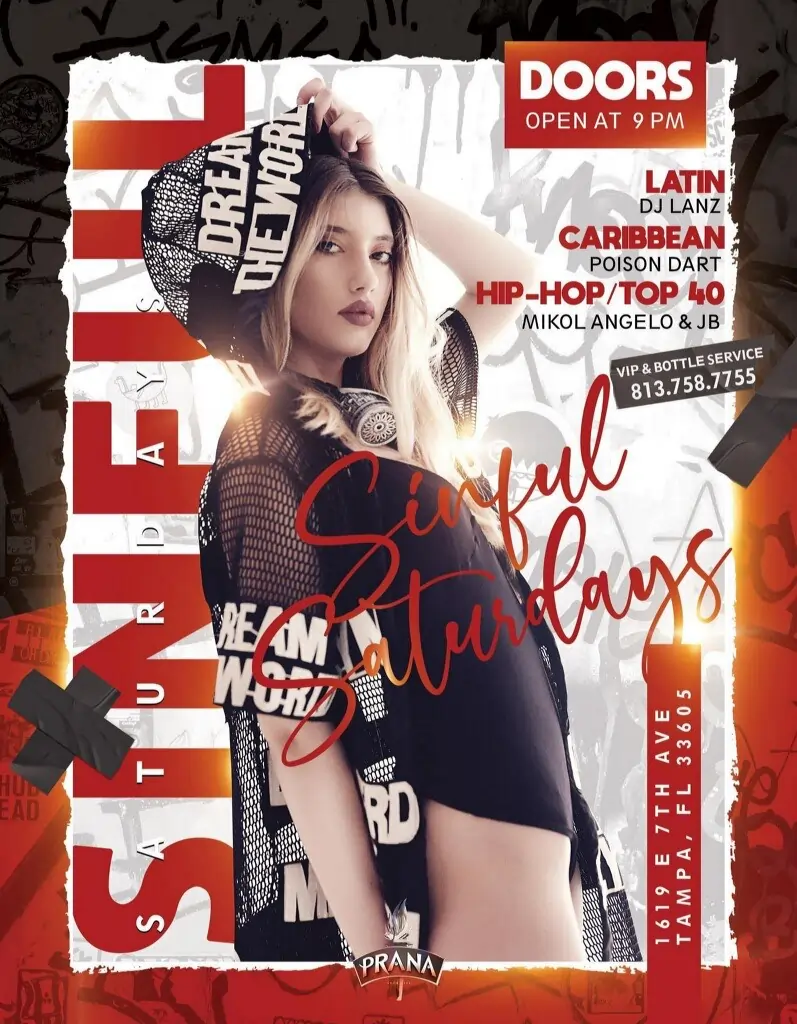 Sinful Saturdays at Club Prana