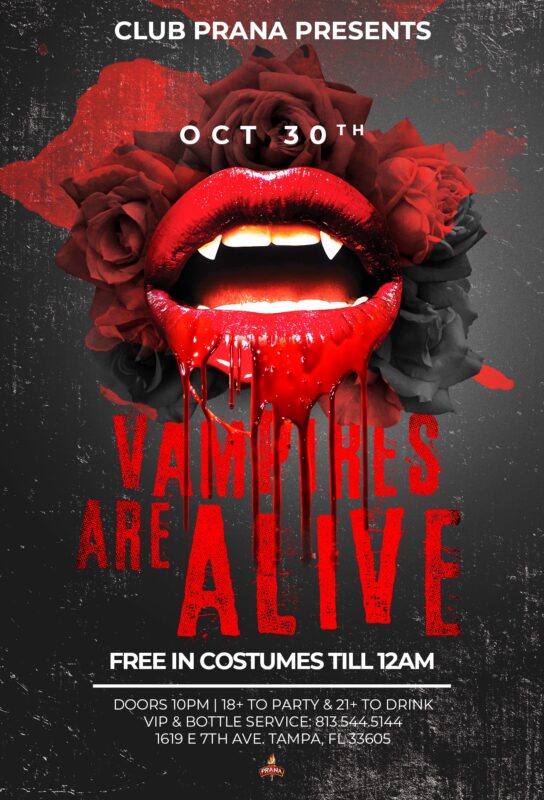 Halloween Pre-Party | Vampires Are Alive | Oct 30th