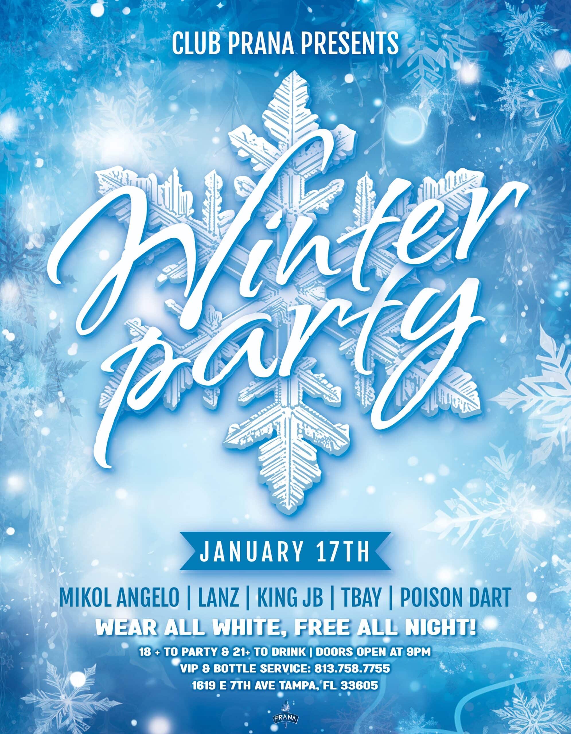 Winter Party At Club Prana