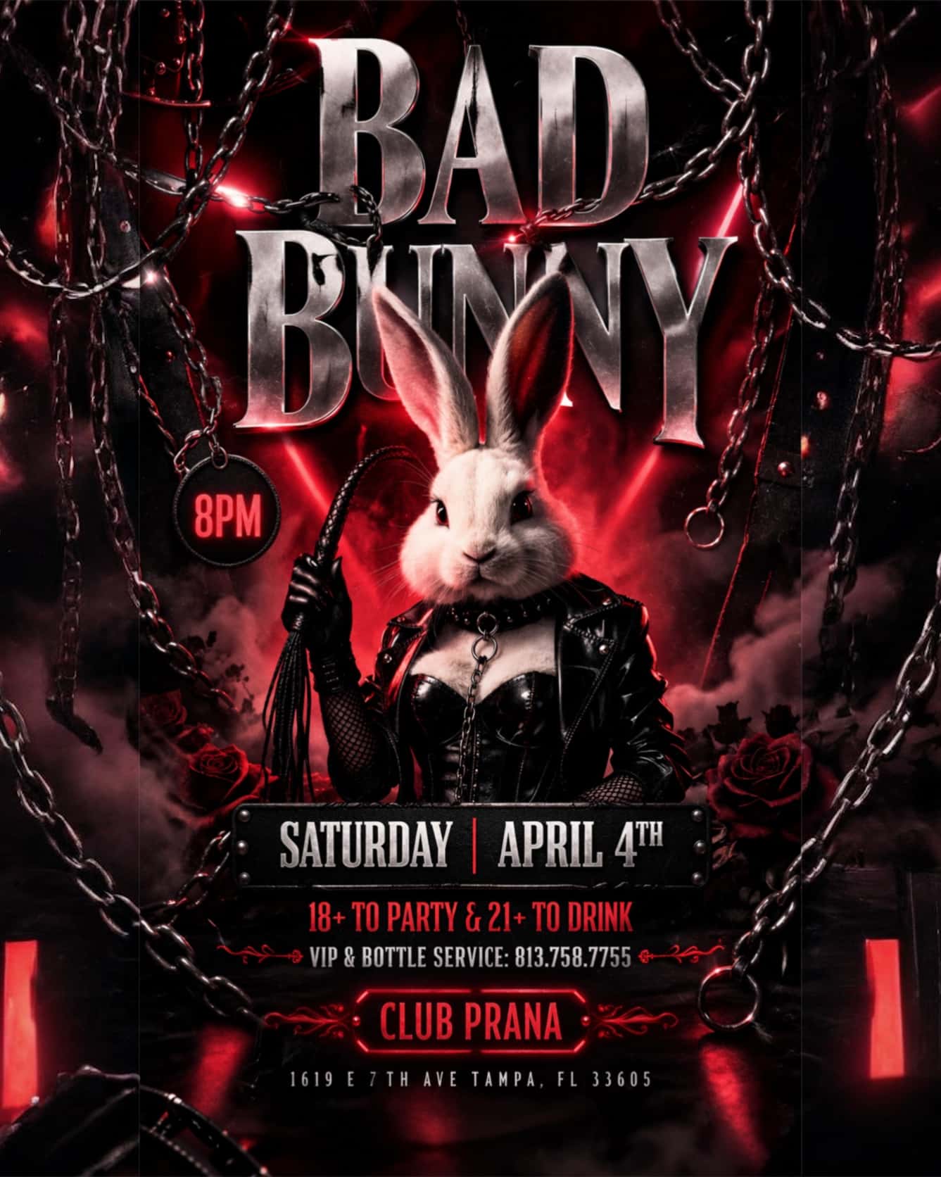 Bad Bunny Easter Party at Club Prana
