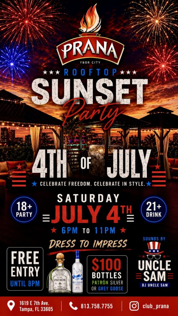 Club Prana 4th of July Sunset Party